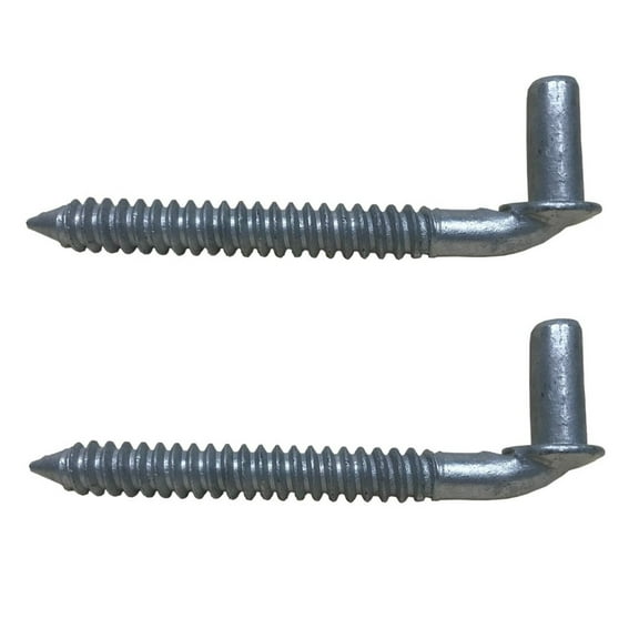 5/8 Chain Lag screw Gate Hinge Post Side Wood Bolt Galvanized Steel (Pair)