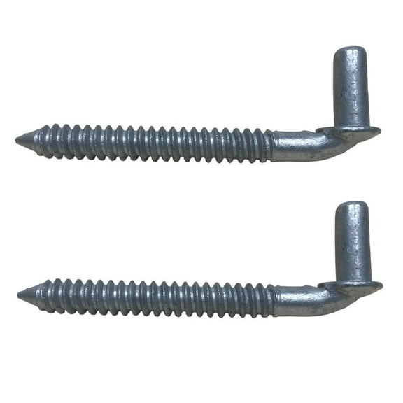 5/8 Chain Lag screw Gate Hinge Post Side Wood Bolt Galvanized Steel (Pair)