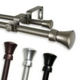 thumbnail image 1 of 5/8" Dia Adjustable 28"-48" double curtain rod with Myrtle Finials - Cocoa,(5712-287D), 1 of 3