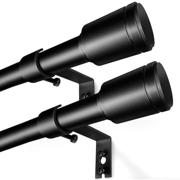 5/8” Diameter Curtain Rods 30-45 Inch, for 30-39 Inch Windows ...