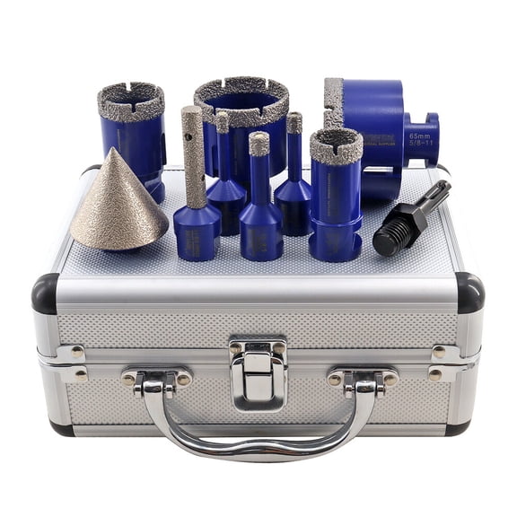 5/8 Diamond Drill Core Bit Beveling Porcelain Tile Marble Grinder Hole Saw 10pc