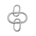 thumbnail image 1 of 5/8" Drop Forged Master Link 2 Leg Chain Sling 2,800 Lbs Stainless Steel T316, 1 of 9