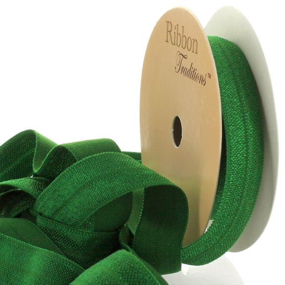 5/8" Fold Over Elastic Emerald 3yd