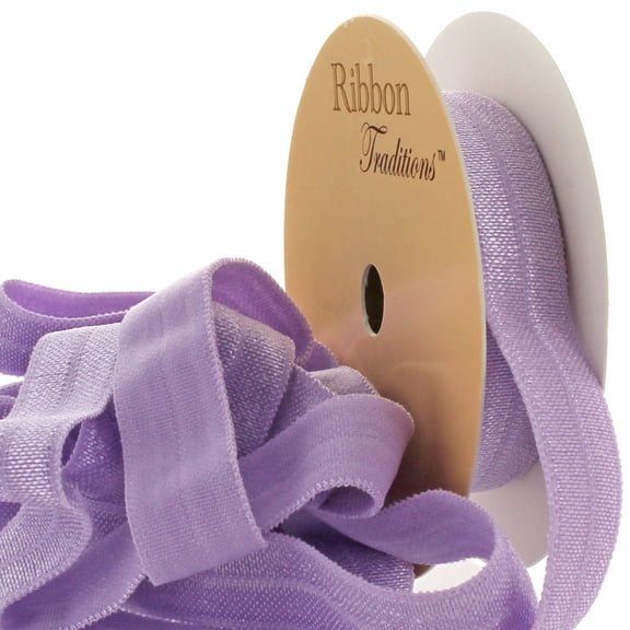 5/8" Fold Over Elastic Lavender 3 Yard