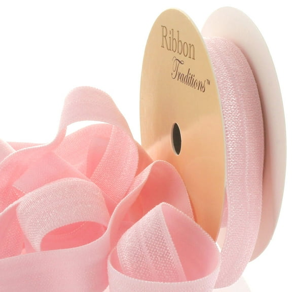 5/8" Fold Over Elastic Lt. Pink 3yd
