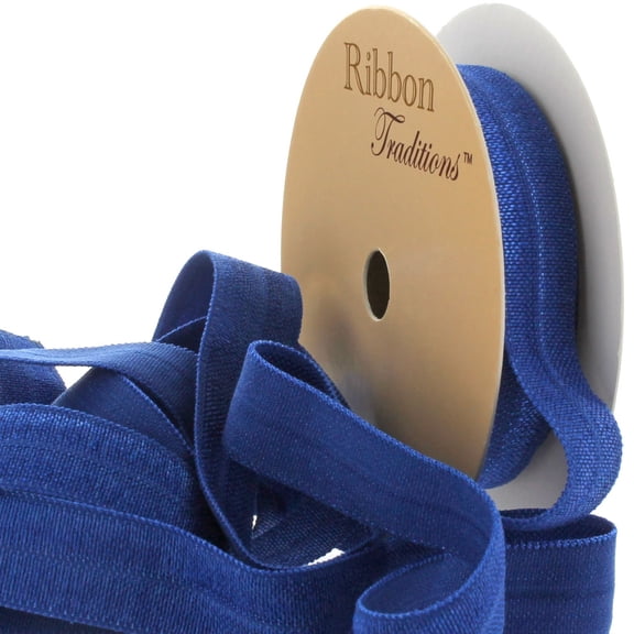 5/8" Fold Over Elastic Royal Blue 3 Yard