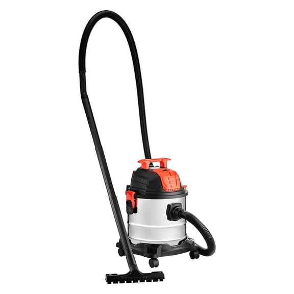 5.8 Gal Wet Dry Shop Vac, 4 Peak horsepower, One-Button Self-Cleaning, Dual Filter, Metal Tank for Garage Workshop