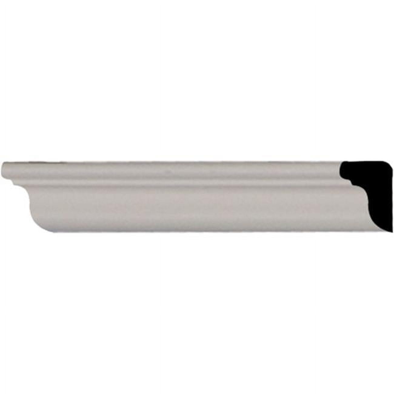 Classic Smooth White Polyurethane Crown Moulding 94.5"