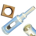 thumbnail image 1 of 5/8" Hole Saw for Tile Porcelain Tile Drill Bit Glass Drill Bit Diamond Tip Bit with Core Guide to Hold in Place and Prevent Jumping 5mm Porcelain Drill Bit for Ceramic Tile 16mm, 1 of 6