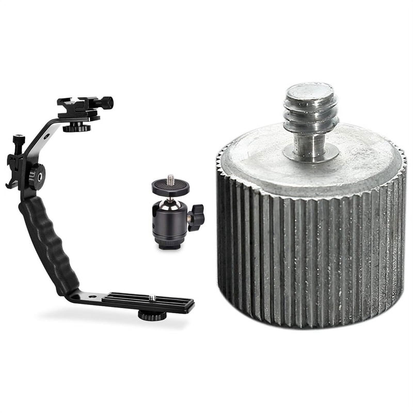 5/8 Inch Female to 1/4 Inch Male Camera Microphone Stand with Padded