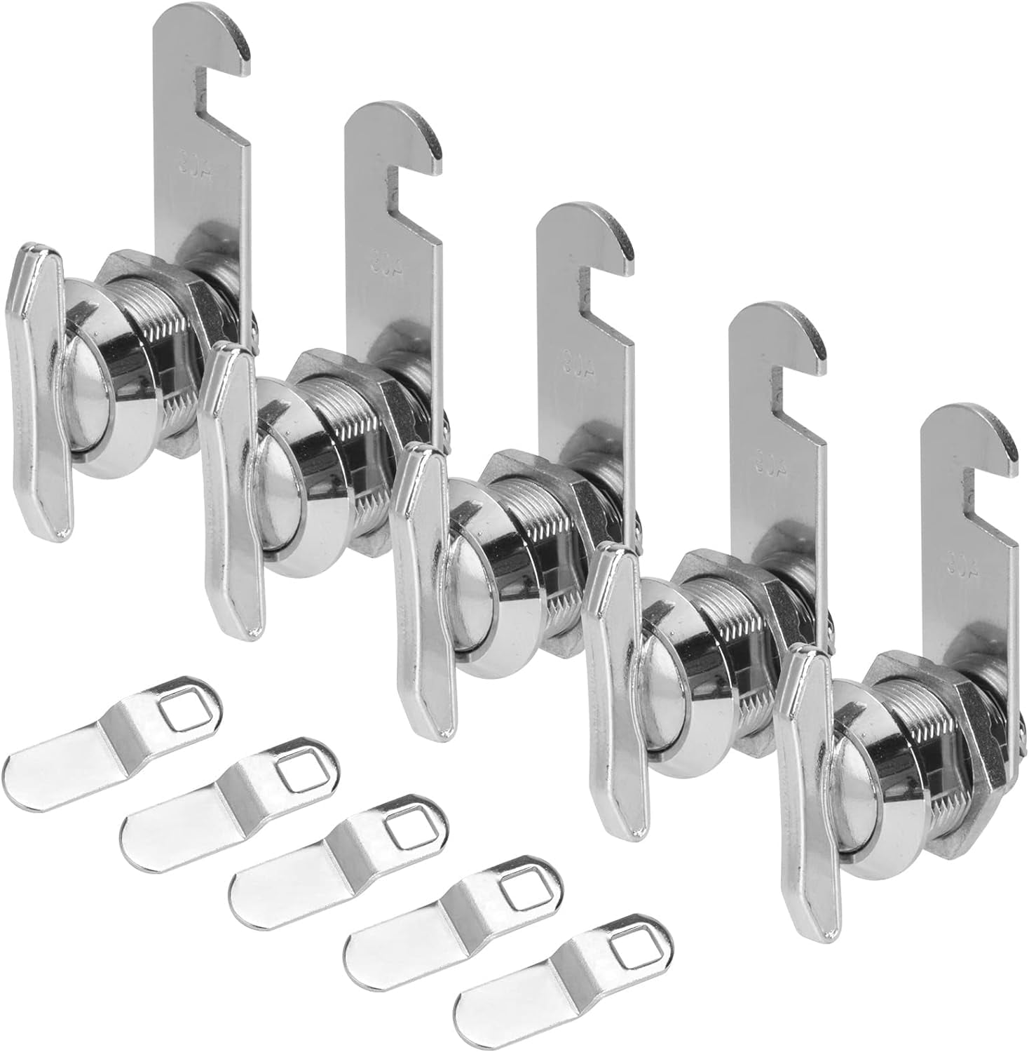 WOOCH 5/8" Offset Cam Lock - Thumb Operated Non-Locking Latch For RV Compartment & Camper Storage Doors (2 Pack) - View #9