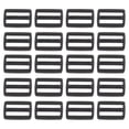 thumbnail image 1 of Uxcell 5/8" Tri-Glide Slide Buckles 25 Pack Webbing Strap Fastener Black, 1 of 5