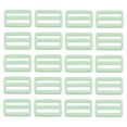 thumbnail image 1 of 5/8 Inch Tri-Glide Slide Buckles Webbing Strap Fastener, Mint Green, 100 Pack, 1 of 5