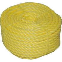 5/8-Inch by 50-Feet Twisted Yellow Polypro Rope Coilette