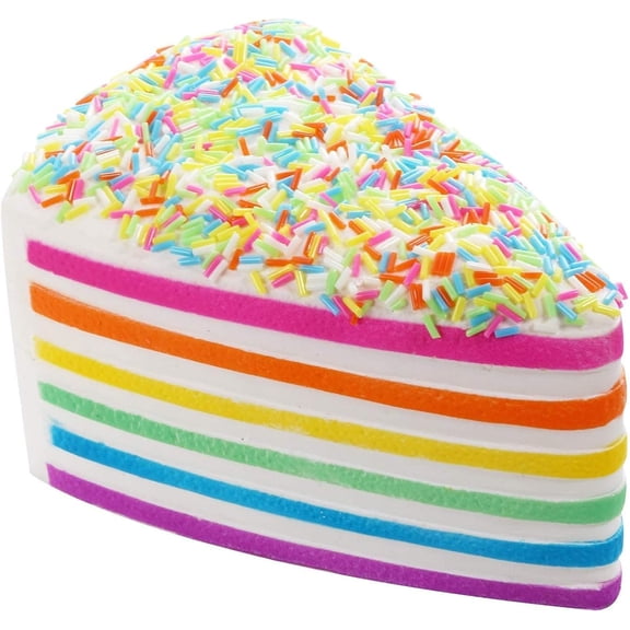 5.8 Inches Squishies Cake Rainbow Jumbo Slow Rising Kawaii Scented Cheese Squishies Valentines Day Stress Relief Kids Toys