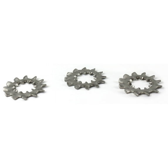 5/8" Internal / External Tooth Lock Washers / Steel / Zinc - 500 Piece Carton