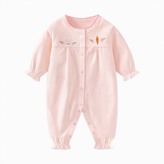 5-8 Months Newborn Cute And Playful Baby Rompers For Full Babies Spring Outfits Baby Bodysuits Bodysuit Newborn Pajamas