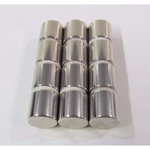 5/8" N52 Magnet Cylinder 12 pcs Neodymium Rare Earth .625" 16mm Super Strength