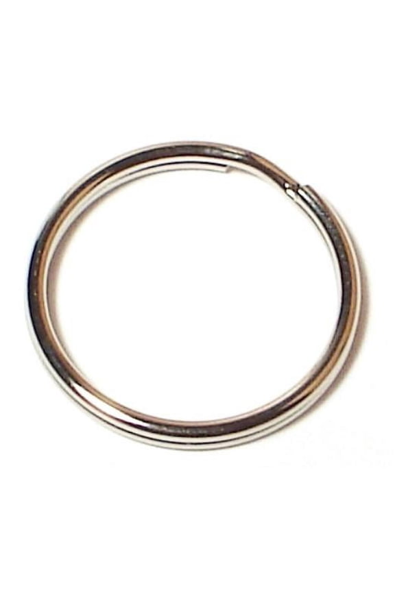 5/8" Nickel Split Key Rings (40 pcs.)