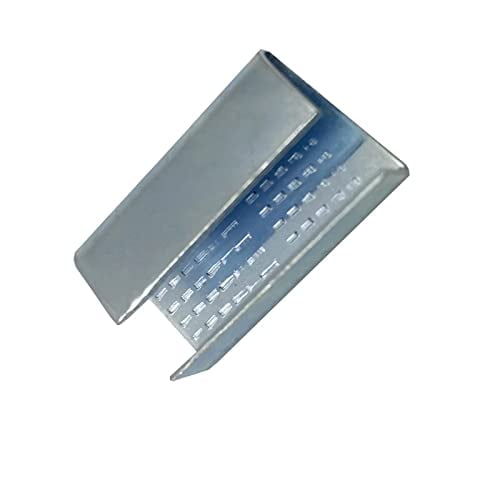 5/8" Open Serrated Strapping Crimp Seals for Polyester Poly Polypropylene Strapping Banding Metal Clips (Pack of 500)$$Tools & Hardware Other