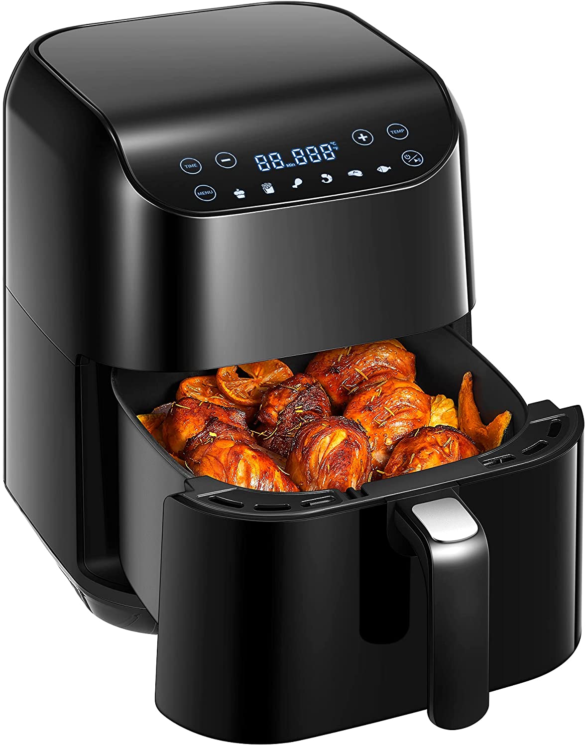 5.8 QT Large Capacity Air Fryer Stainless Steel Air Fryer Oven - image 1 of 7
