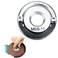 thumbnail image 1 of 5/8 Thread Angle Grinder Flange Nut,Angle Grinding Tool Flange Nut,Portable Locking Plate Chuck Angle Grinder,Quick Clamping Nut,Heavy Duty Self-Locking for 4-1/2" 5" 7" 9" Grinders, 1 of 4