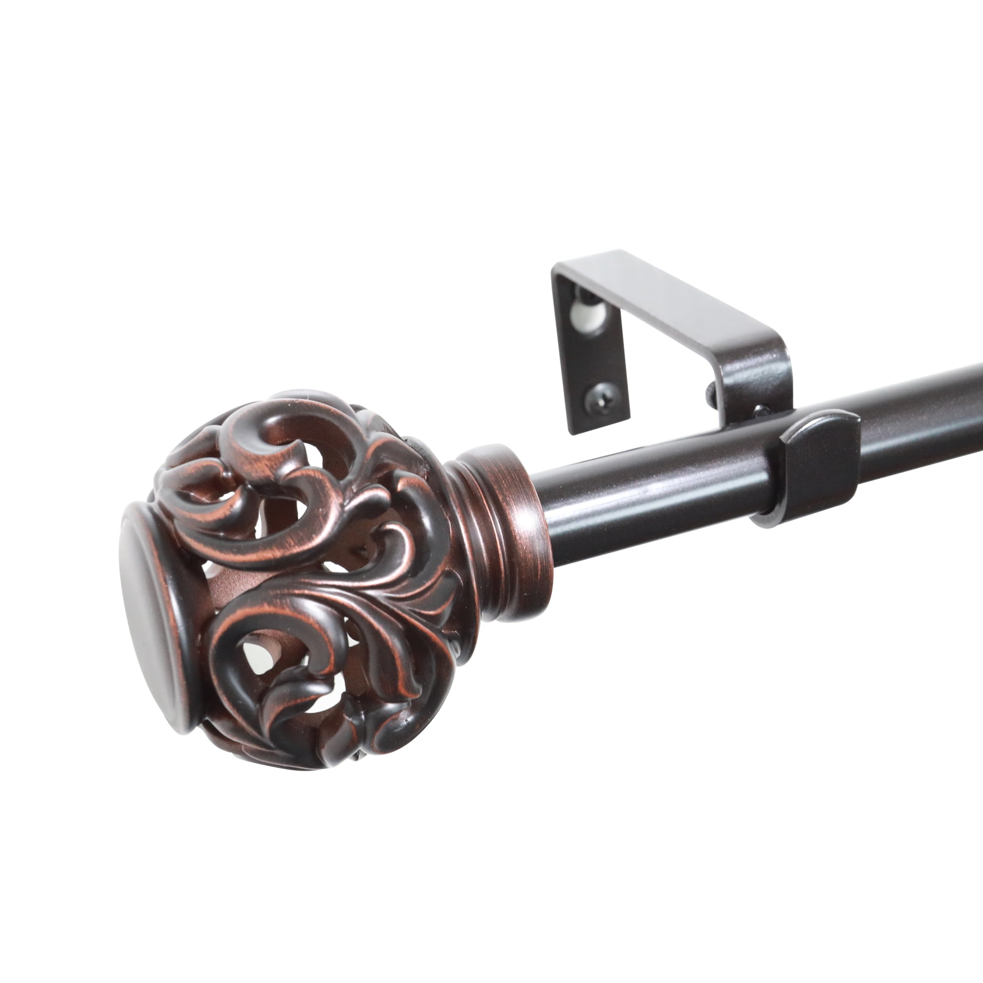 5/8" VINE OPEN BALL 86-128" GLOSS OILED BRONZE