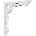 thumbnail image 1 of 5/8"W X 10"D X 10"H Cena Architectural Grade PVC Bracket, 1 of 11