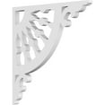 thumbnail image 1 of 5/8"W X 10"D X 10"H Wagon Wheel Architectural Grade PVC Bracket, 1 of 11