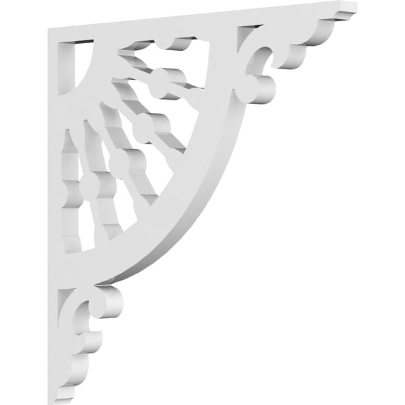 5/8"W X 10"D X 10"H Wagon Wheel Architectural Grade PVC Bracket