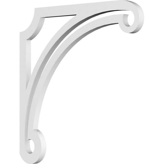 5/8"W X 14"D X 14"H Arch Architectural Grade PVC Bracket