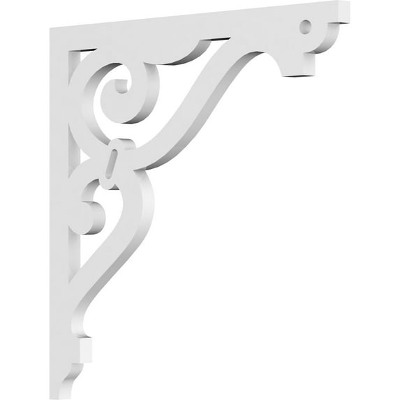5/8"W X 14"D X 14"H Finley Architectural Grade PVC Bracket