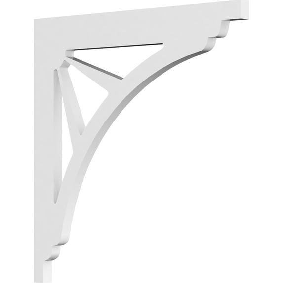 5/8"W X 14"D X 14"H Stanford Architectural Grade PVC Bracket