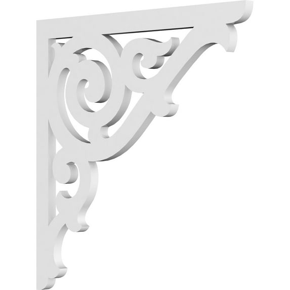 5/8"W X 16"D X 16"H Athens Architectural Grade PVC Bracket