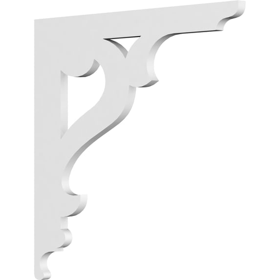 5/8"W X 16"D X 16"H Brontes Architectural Grade PVC Bracket