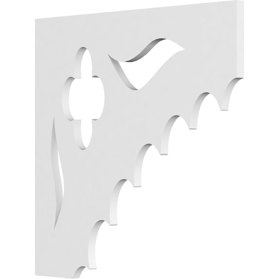 5/8"W X 16"D X 16"H Wellington Architectural Grade PVC Bracket