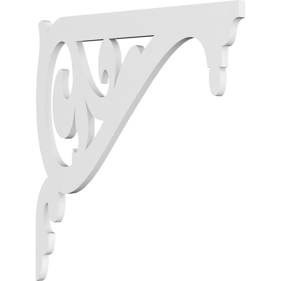 5/8"W X 18"D X 18"H Carrillo Architectural Grade PVC Bracket