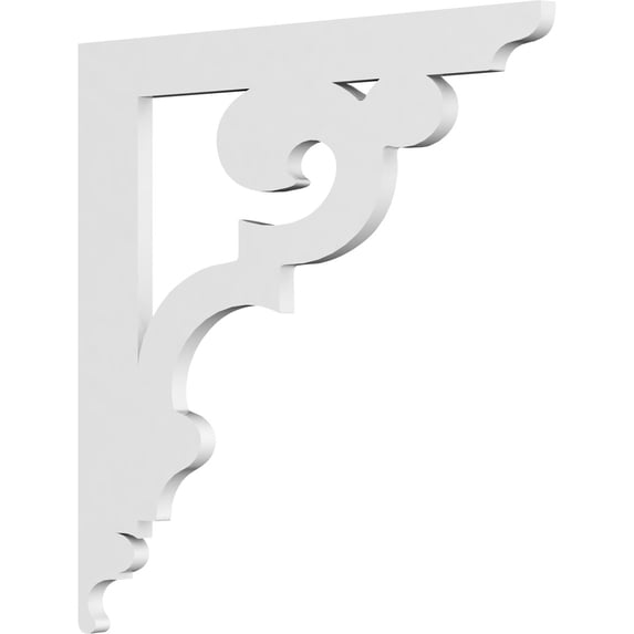 5/8"W X 18"D X 18"H Preston Architectural Grade PVC Bracket