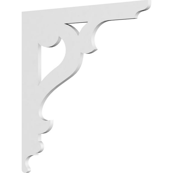 5/8"W X 22"D X 22"H Brontes Architectural Grade PVC Bracket