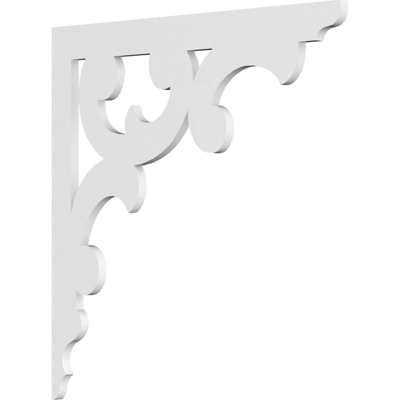 5/8"W X 22"D X 22"H Vienna Architectural Grade PVC Bracket