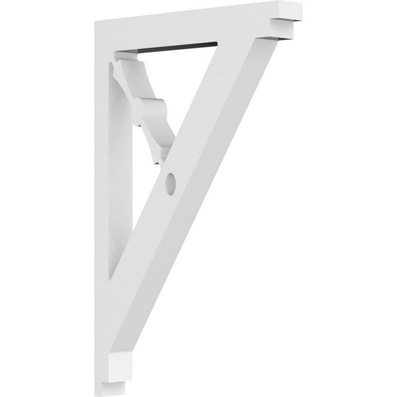 5/8"W X 4 1/2"D X 7"H Artisan Architectural Grade PVC Bracket