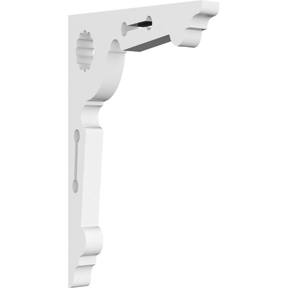 5/8"W X 4 1/2"D X 7"H Cena Architectural Grade PVC Bracket