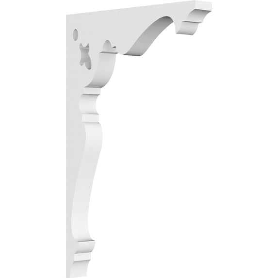 5/8"W X 4 1/2"D X 7"H Heath Architectural Grade PVC Bracket