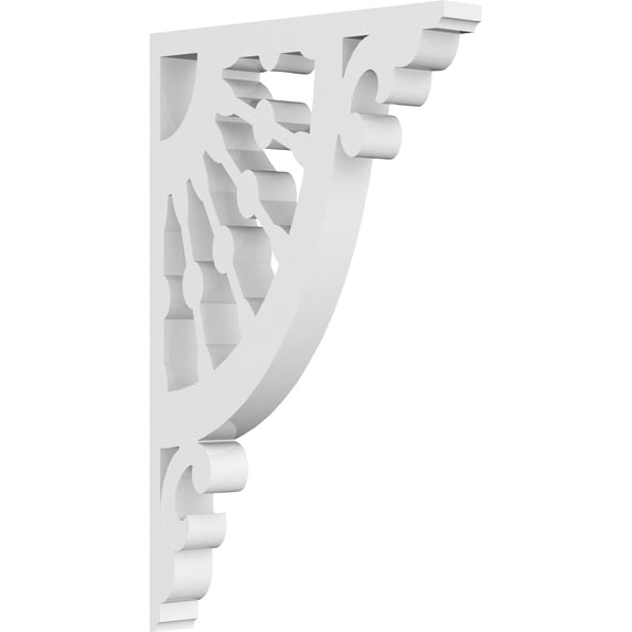 5/8"W X 4 1/2"D X 7"H Wagon Wheel Architectural Grade PVC Bracket