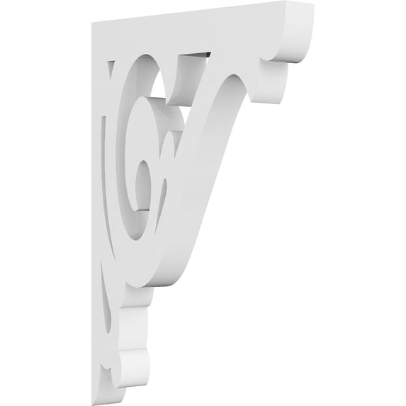 5/8"W X 4"D X 6"H Bordeaux Architectural Grade PVC Bracket