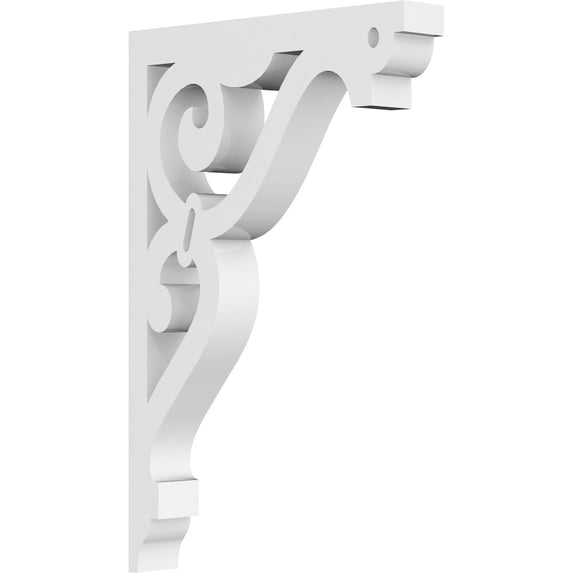 5/8"W X 4"D X 6"H Finley Architectural Grade PVC Bracket