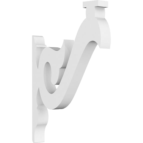 5/8"W X 4"D X 6"H Florence Architectural Grade PVC Bracket