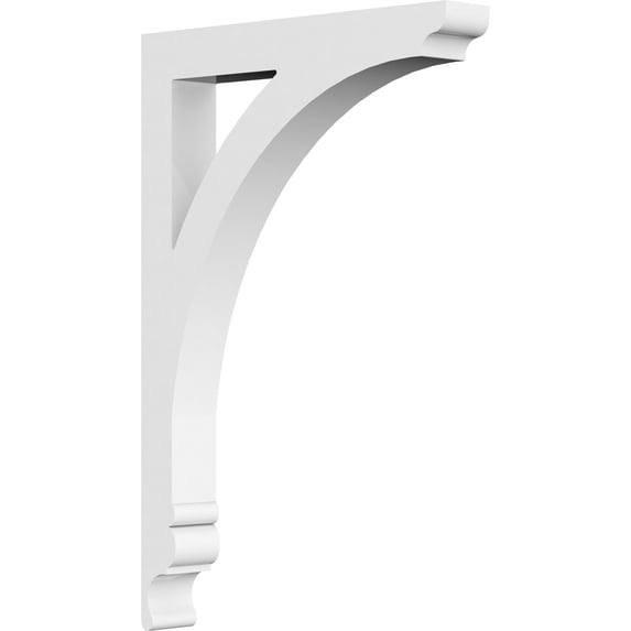 5/8"W X 4"D X 6"H Legacy Architectural Grade PVC Bracket