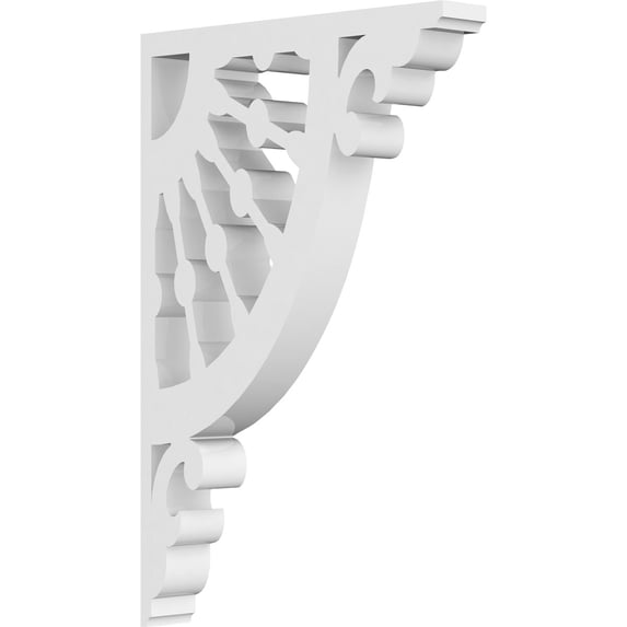 5/8"W X 4"D X 6"H Wagon Wheel Architectural Grade PVC Bracket