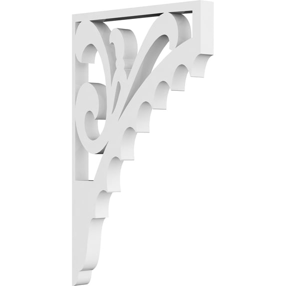 5/8"W X 5 1/2"D X 9"H Genova Architectural Grade PVC Bracket
